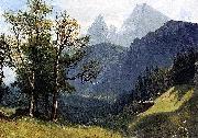 Albert Bierstadt Tyrolean Landscape oil painting artist